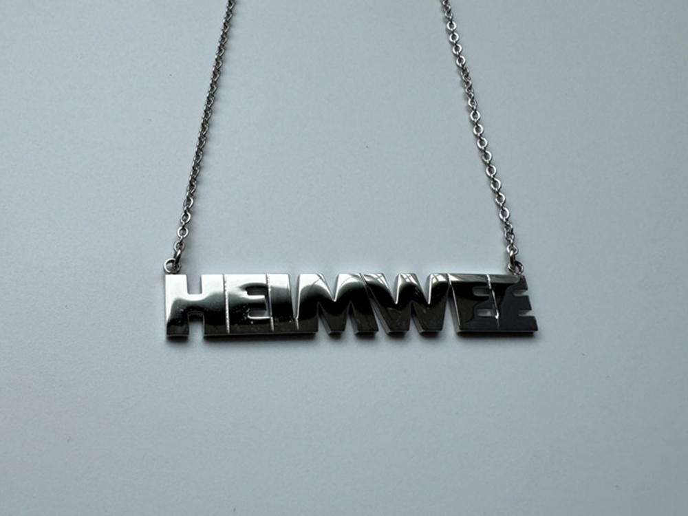 Ketting Heimwee Stainless steel Silver Plated