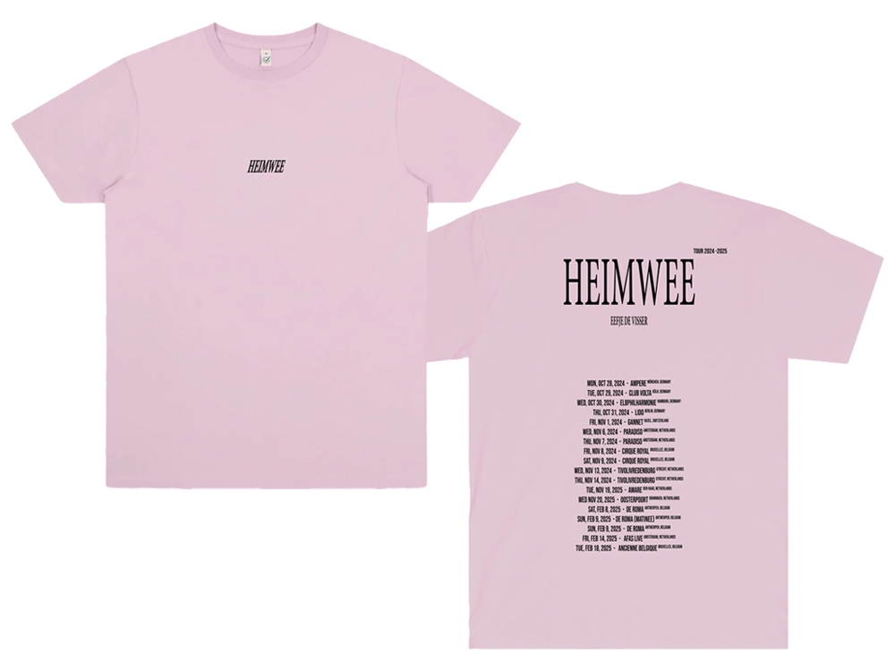 Tour T-shirt Faded Pink