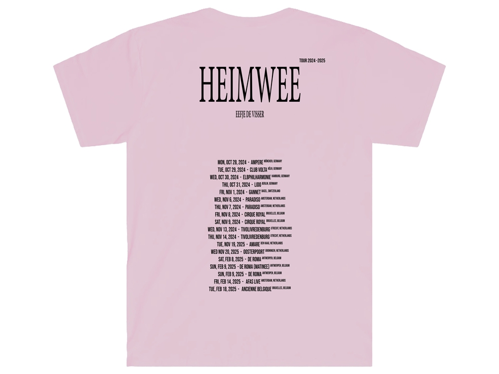 Tour T-shirt Faded Pink